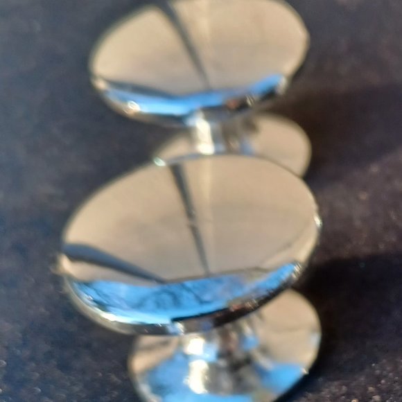 Knobs, Metal vintage style, Six silver knobs - Picture 6 of 6